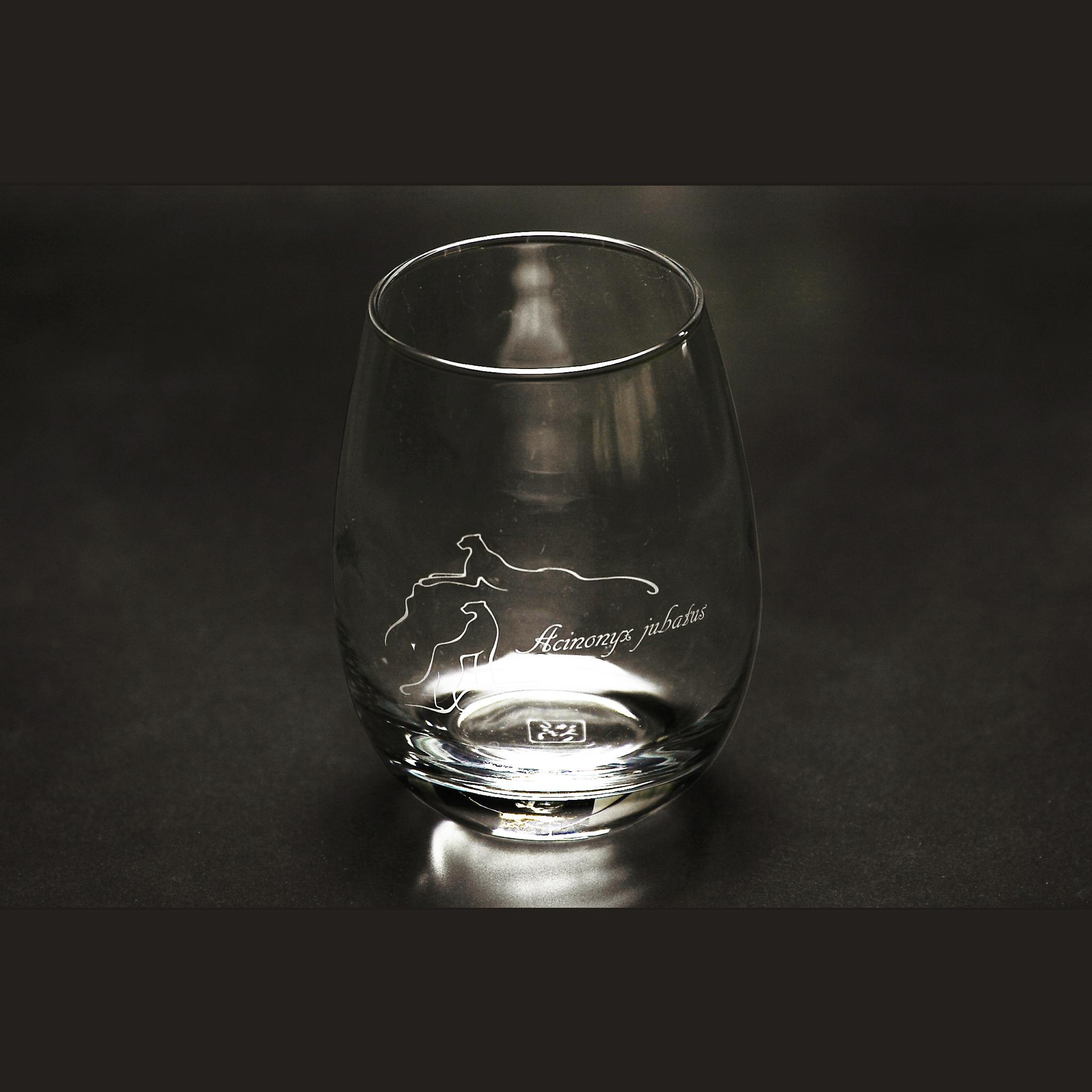 春の新生活応援セット　チーターオリジナルＲグラスペアセット＆マルシェバッグ（紺色） | 3枚目