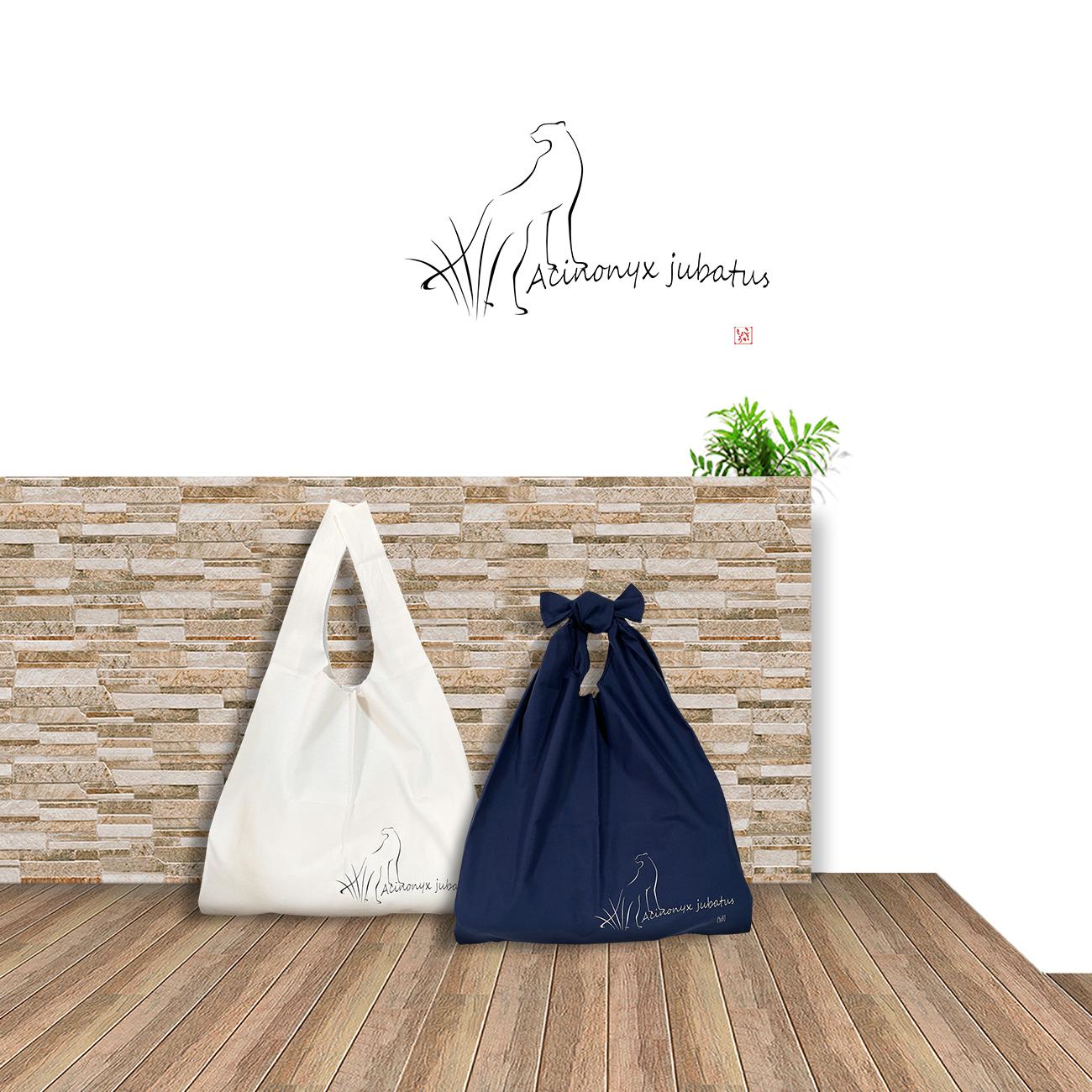 春の新生活応援セット　チーターオリジナルＲグラスペアセット＆マルシェバッグ（紺色） | 6枚目